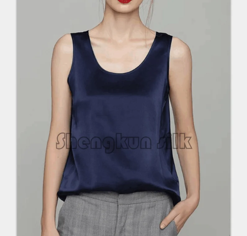 
Sexy Female silk S-lip silk camisole tank top Sleepwear Homewear sleeveless 