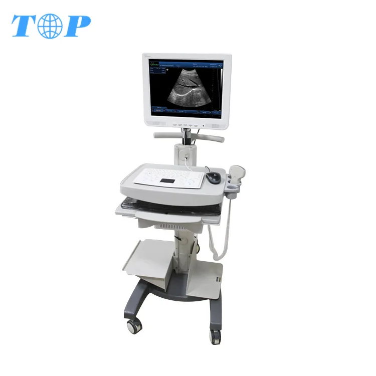 TOP-A1064 Touch Screen Trolley Ultrasound Price Diagnosis B Scanner