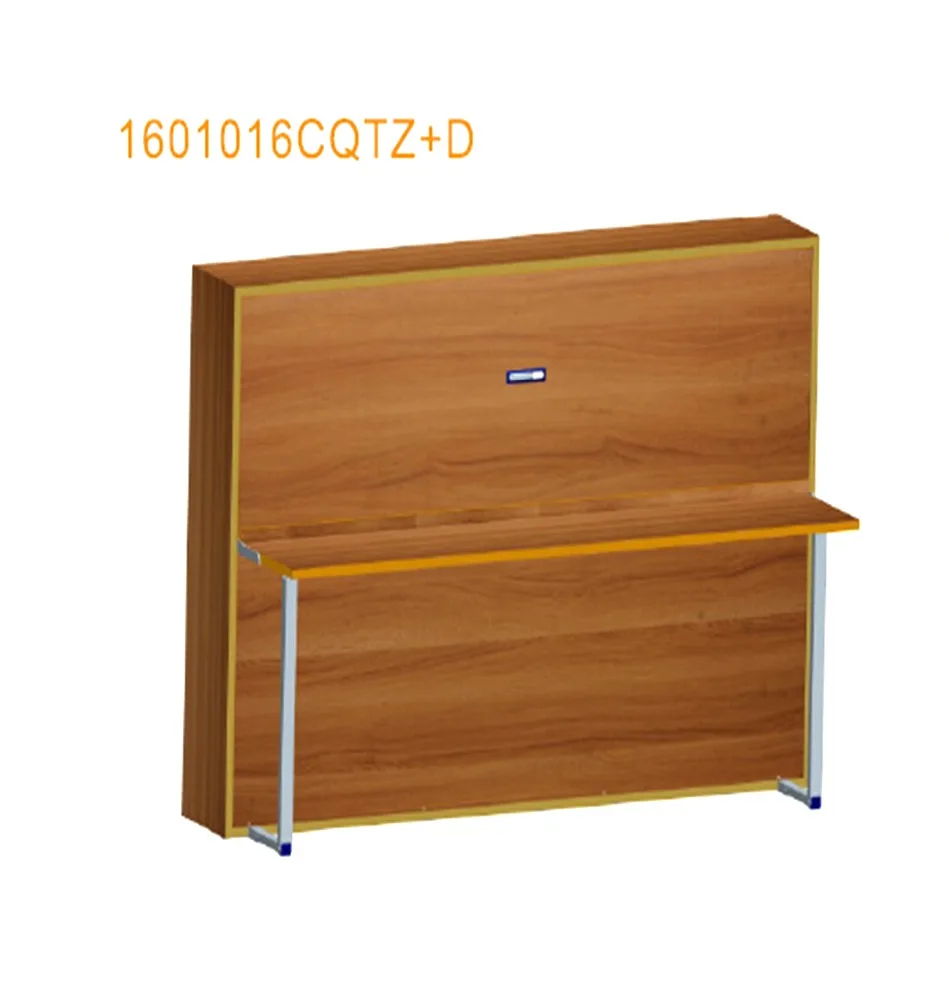 Space-Saving Wall Bed with Desk Hardware Accessories