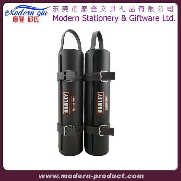 На кенгуру кожа бутылки вина комплект для упаковки коробка с ручкой