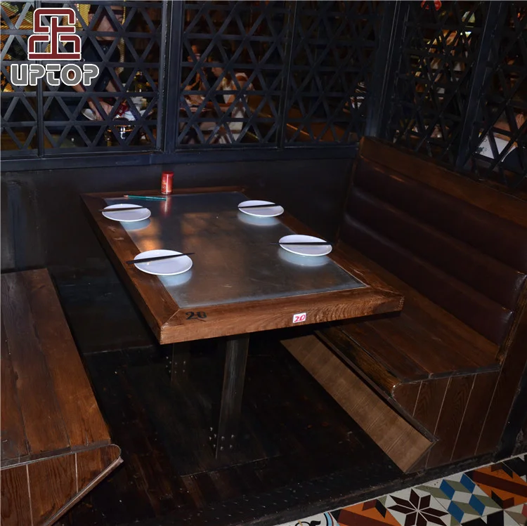 (SP-CS327) fancy custom tables chaises restaurant dining set