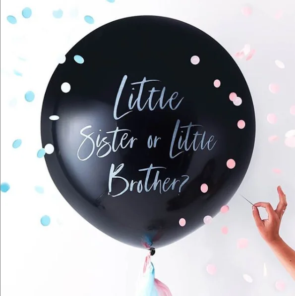 Hot sale gender reveal balloon with girl or boy confetti