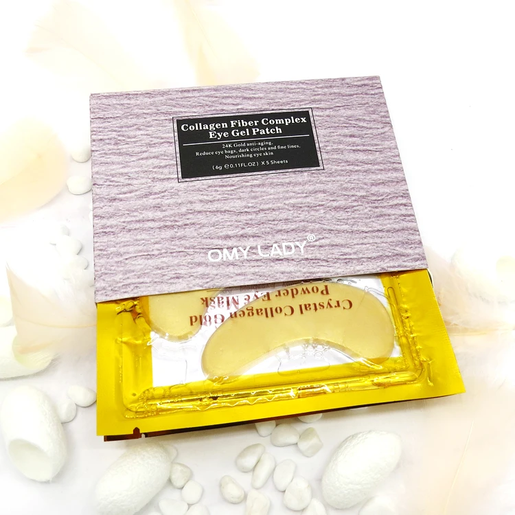 Balala Private label 24k gel pads gold collagen under gel eye mask