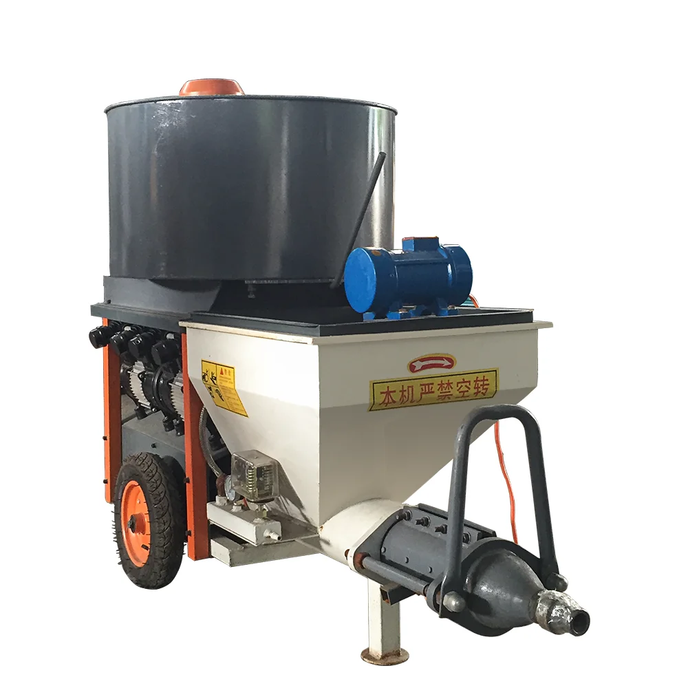 380V mortar grouting machine cement mixer plastering machine