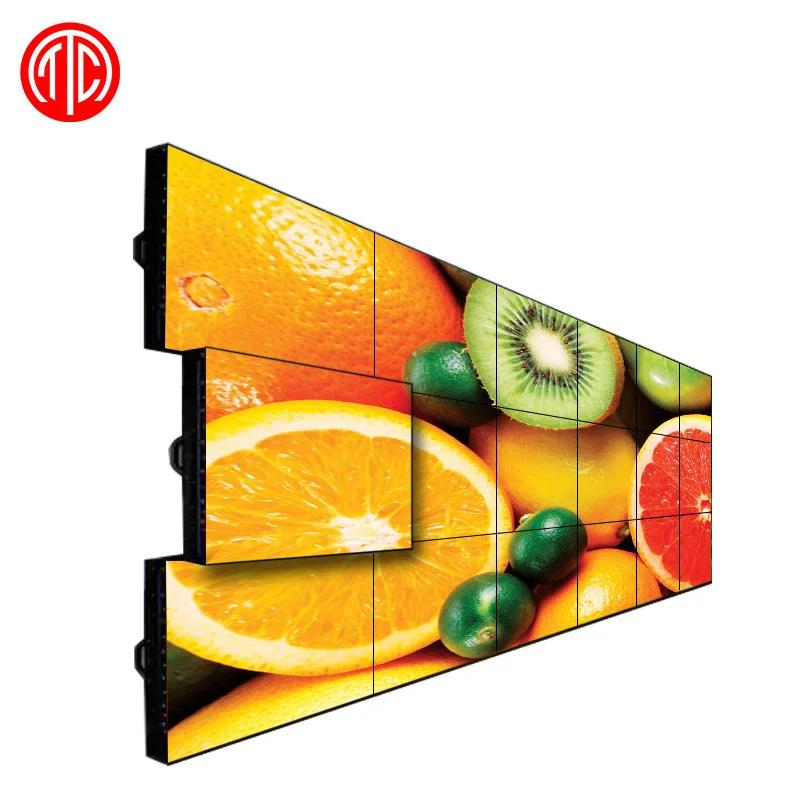 
2018 Multiple advertising 4k led video wall tv display, 3*3 Multi screen DID lcd video wall 