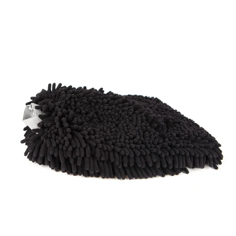 Extra Larger Auto Wash Cleaning Car Microfiber Chenille blue black Wash Mitt 11x 14 inches