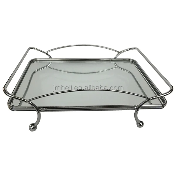 
decorative metal cheap serving tray 