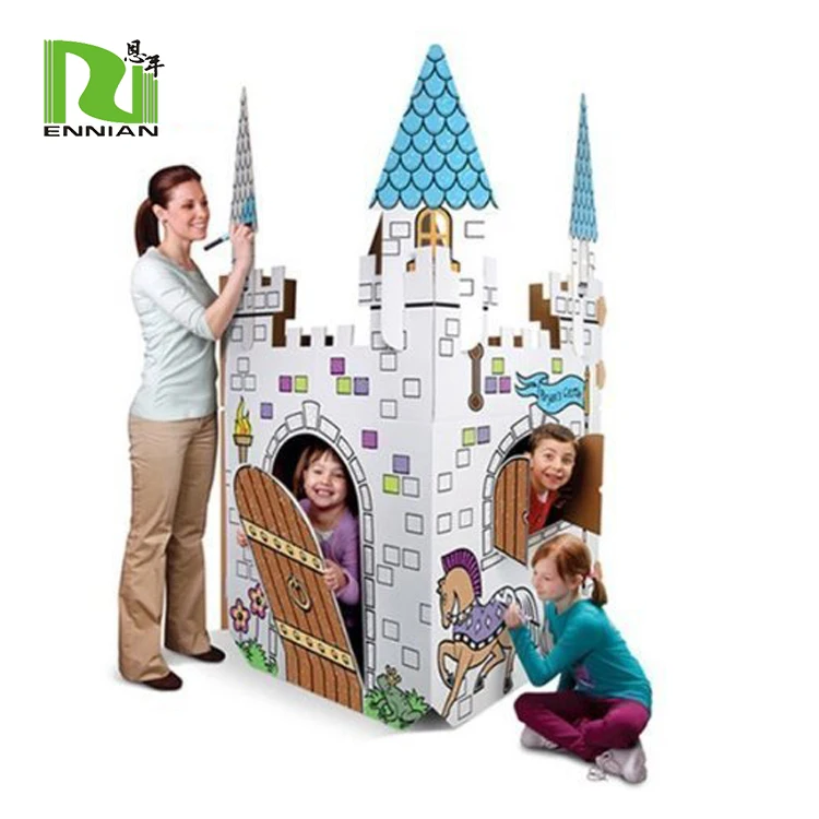 Cardboard Rocket Playhouse Cardboard Cubby House