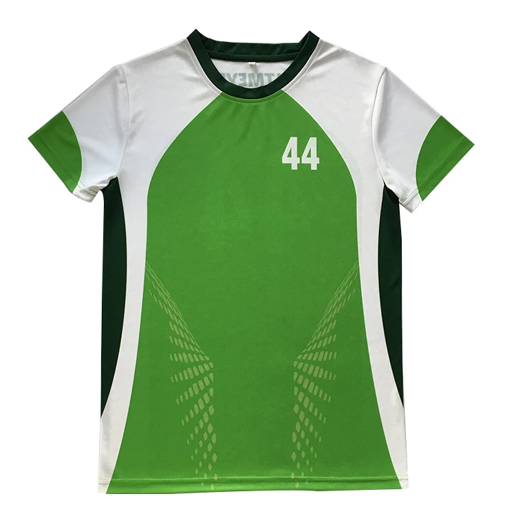 Custom Black Green And White Comfortable Kit Uniform Mini Soccer Jersey