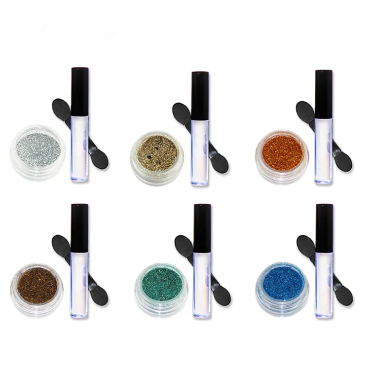 Wholesale 12 Color Waterproof Body Lip Gloss Eyeshadow Cosmetic Glitter Pigment Loose Powder Makeup