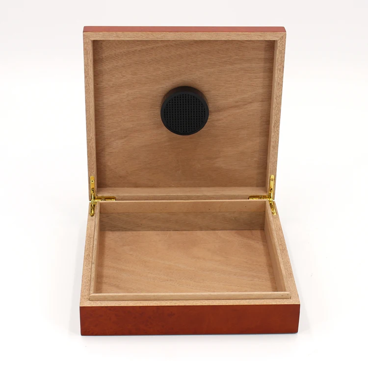 wholesale custom  solid wood box  cigar gift wooden packaging box