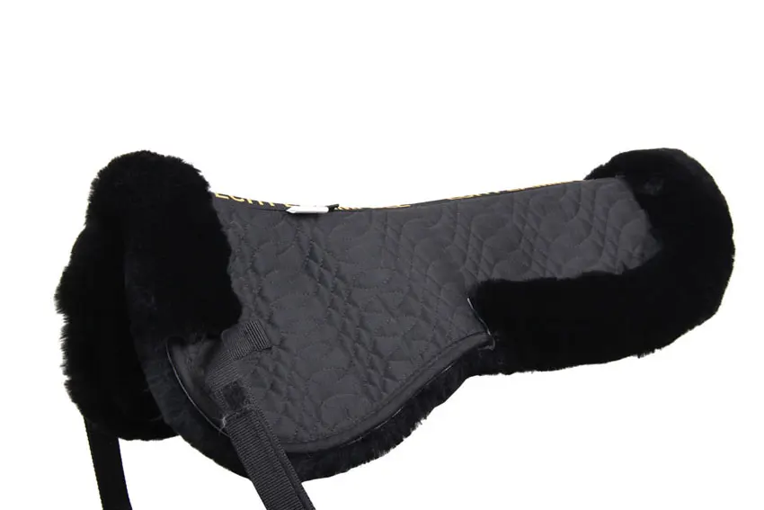 100% Genuine Merino sheepskin saddle pad set