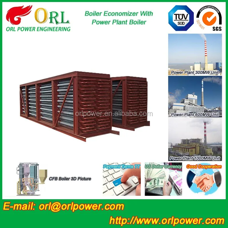 100 тонн SA210A1 котла запасные части котла экономайзера для газовой промышленности