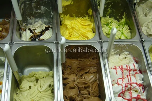 10L & 5L Stainless Steel ice cream container with cap