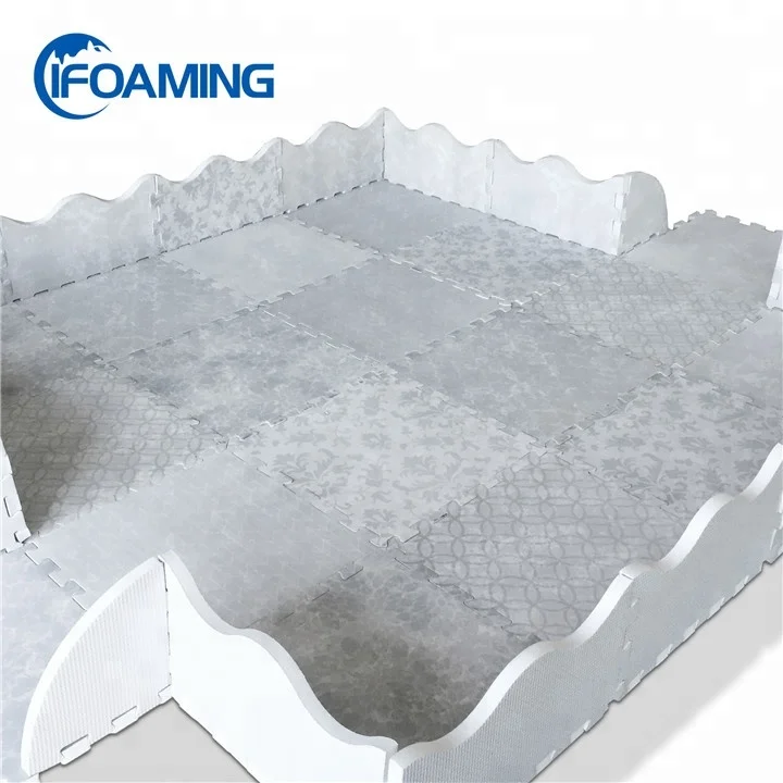 
Ifoaming Custom Printing Extra Thick Non Toxic Baby Play Mat 0.55