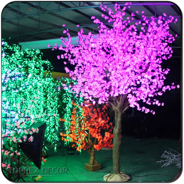 Wedding Garden Outdoor Light up Artificial Led Trees Cherry Blossoms for