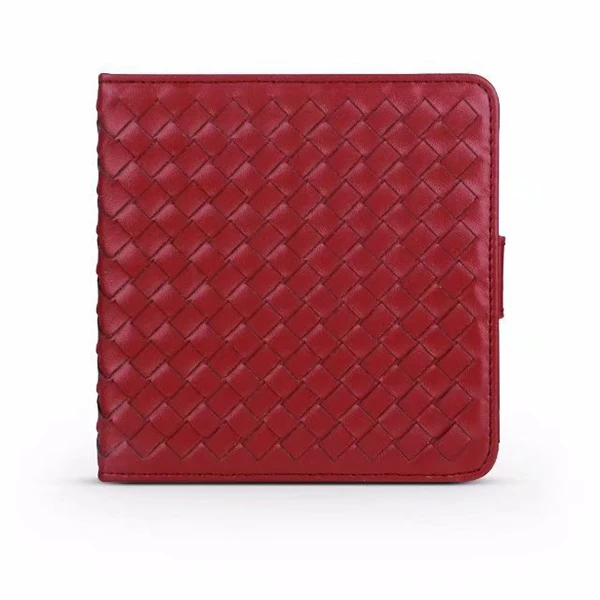 OEM/ODM Best Quality Handmade Weave Flip Leather Wallet Case Cover for IQOS Electronic Cigarette Kits