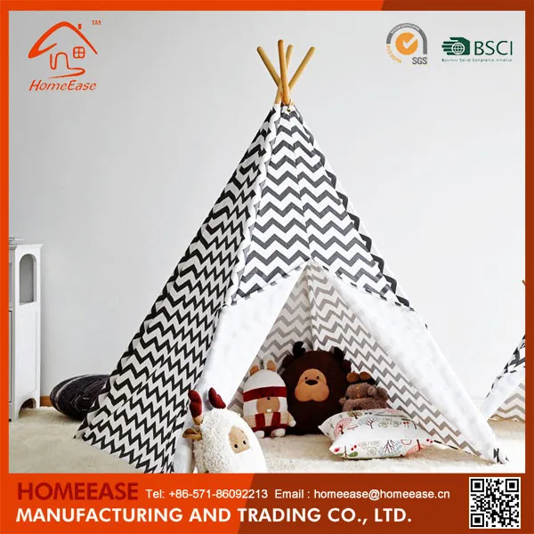 2018 Дети играют индейских вигвама палатка