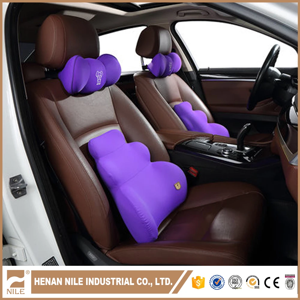 Изготовленный на заказ для путешествий memory foam подушка шею автомобиля Автомобильный подголовник офисные Подушка