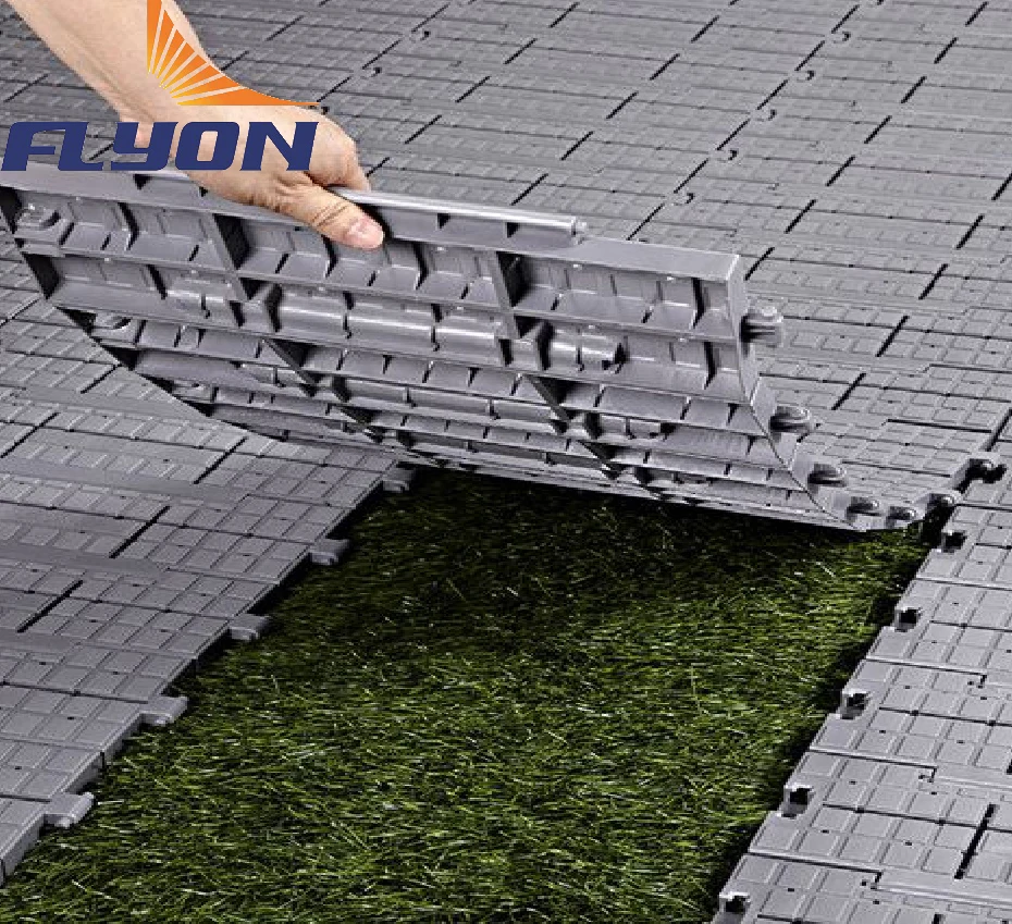 Portable Flooring Temporary Event Deck Cover on Grass Protect Turf for Tent