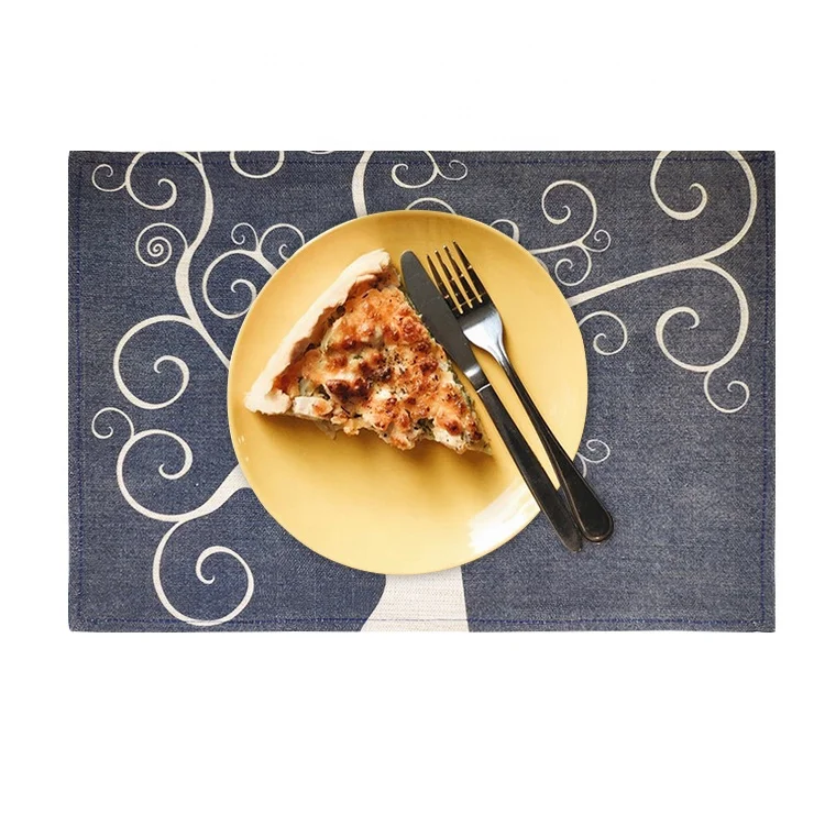 Скатерть легкий вес водонепроницаемый льняной стол Европейский стиль место мат Хлопок Лен