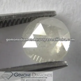 White Color Rose Cut Chakri Diamonds at Wholesale Price in India,salt and Pepper Diamonds 100% Natural Gemone Diamonds SI1 to I3