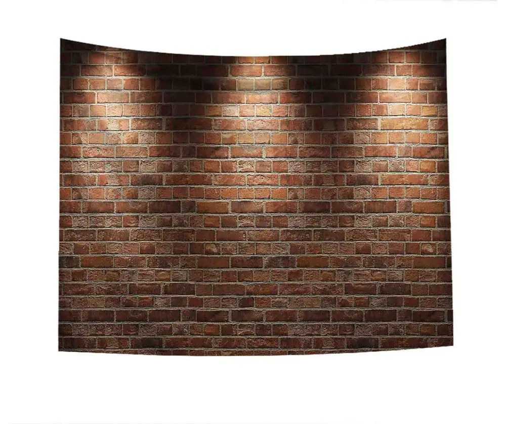 Custom Digital Printing Tapestry High Quality Tapestry Brick Stone 200*150CM 100% Polyester Mandala Tapestry Wall Hanging 100pcs