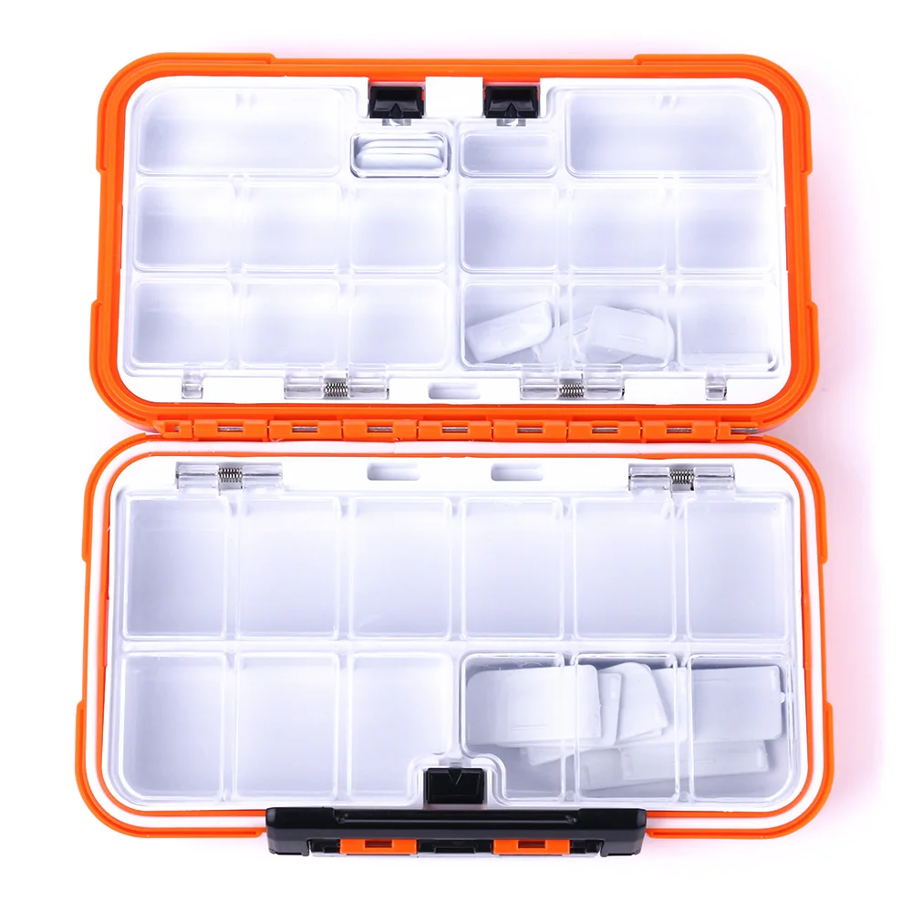 Жесткий пластиковый ящик для хранения, пластиковая коробка для рыболовных приманок, крючков, приманок, рыболовных снастей, приманок