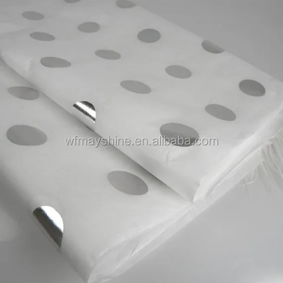 
Gold & Silver Patterned Tissue Paper for Premium Packing 