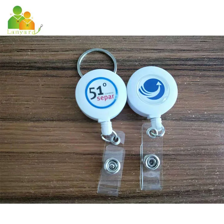
Hot sale 32mm retractable badge reel with custom logo for business holder 