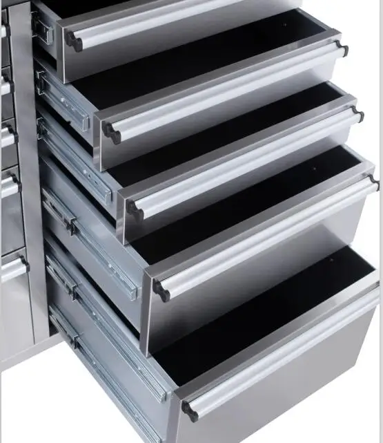 96 inch professional ultimate storage garage workbench with 24 drawers