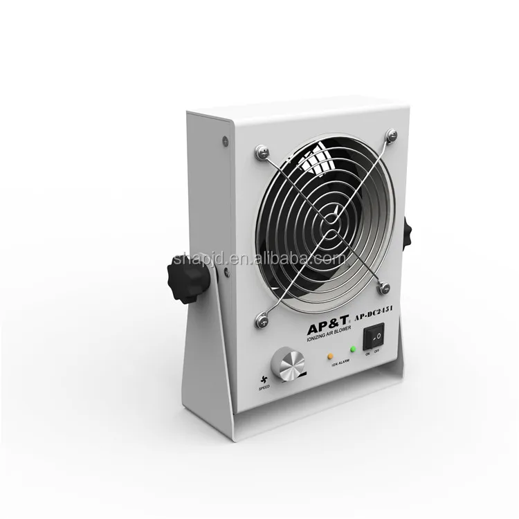 AP-DC2451 Мини рабочего разряда нагнетателя воздуха антистатические вентилятор ионизатор