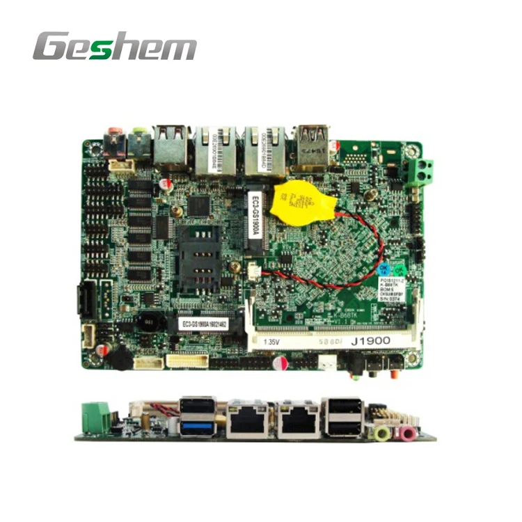 J1900 2 lan ports motherboard