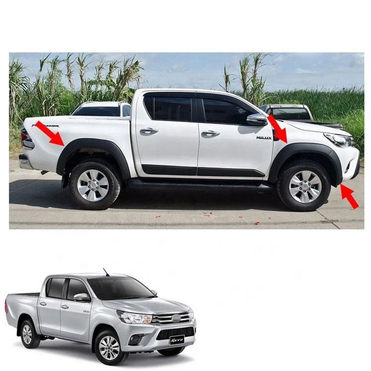 Wheel arches Fender FOR HILUX REVO FENDER Smooth  hilux fender flares
