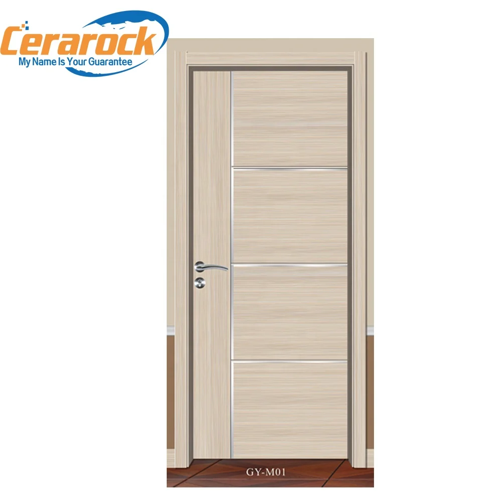 BEST SALA Moden design MDF WOODEN ROOM DOORS COATING PVC
