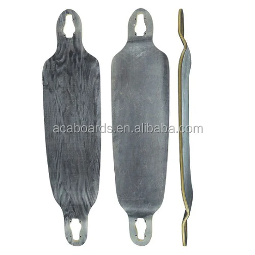 Customized Wholesale Drop Through  Longboard skateboard  deck