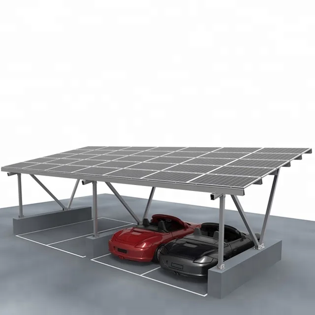 Factory price aluminum alloy solar powered car shelter garage