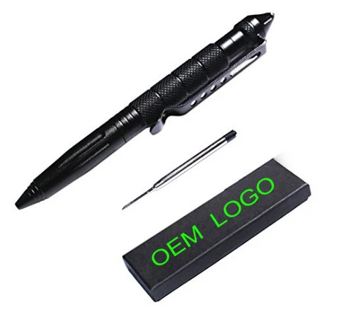 Tactical Pen Survival Glass Breaker for Discreet Self Defense, Men, Women, Aluminum aviation Anti-skid Black, Grey, Golden