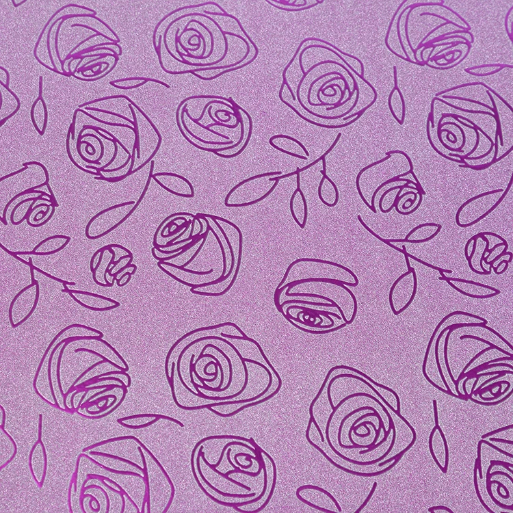 laser holographic film adhesive glitter paper