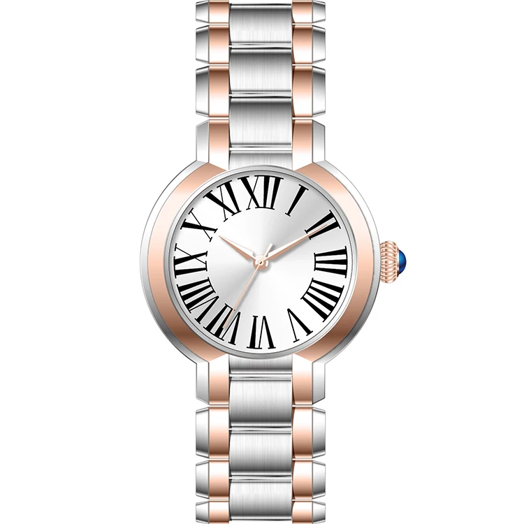 Custom logo Japanese quartz movement ladies hand waterproof watch