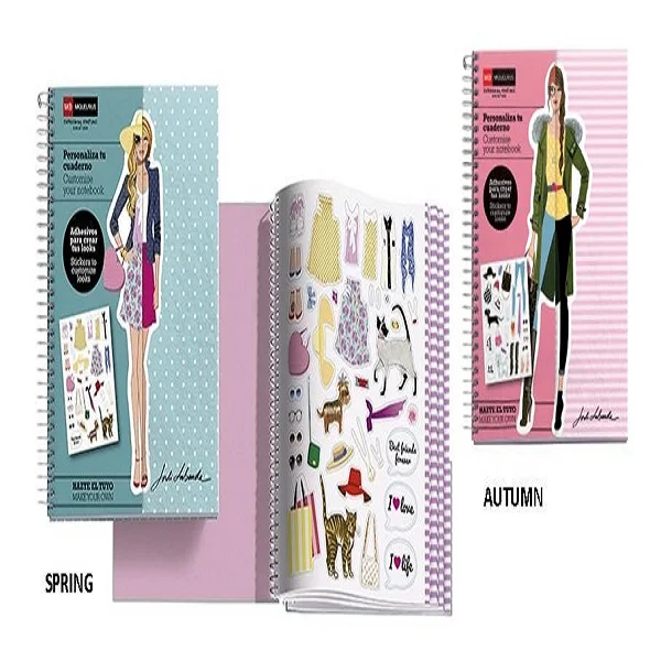 
Style Notebook w/Stickers - Autumn & Spring 