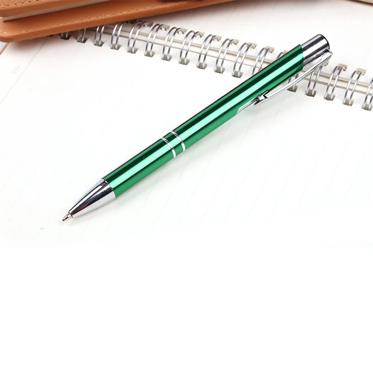 
Popular metal click ball design metal personalised logo pens promotional 