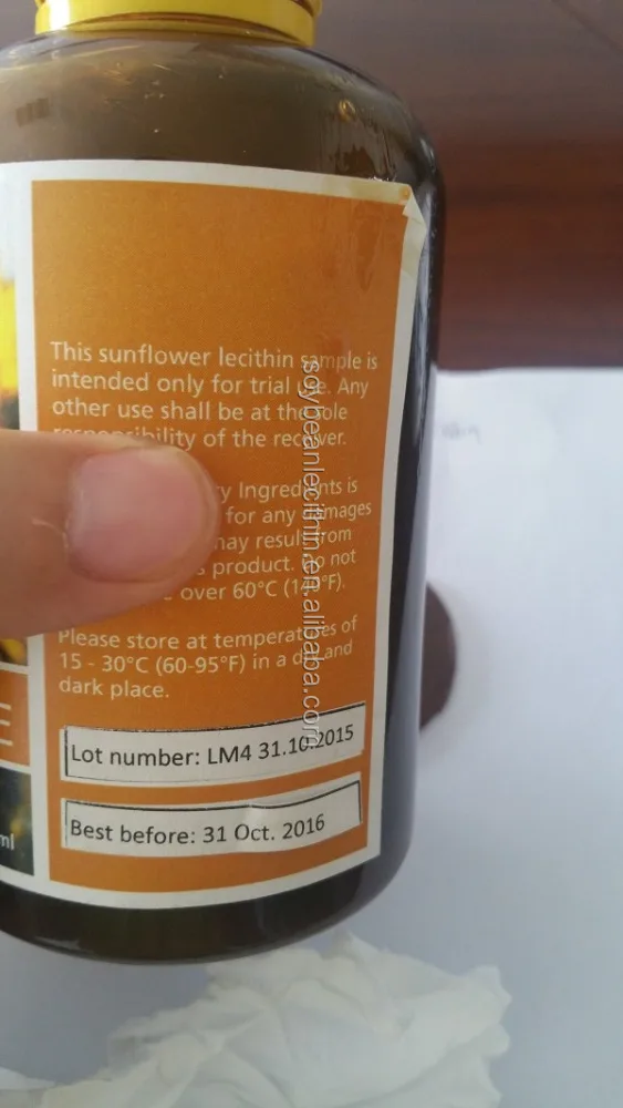 
Sunflower Lecithine (100% NON GMO!) 