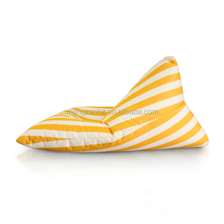 Modern Triangle Adult Recliner Sofa Sitzsack Outdoor Beanbag Lounge Chair