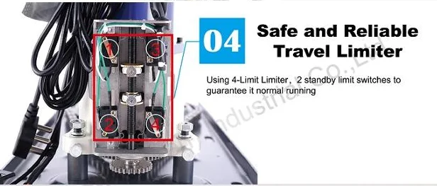 AC 240V Universal 600KG strong life rolling door motor