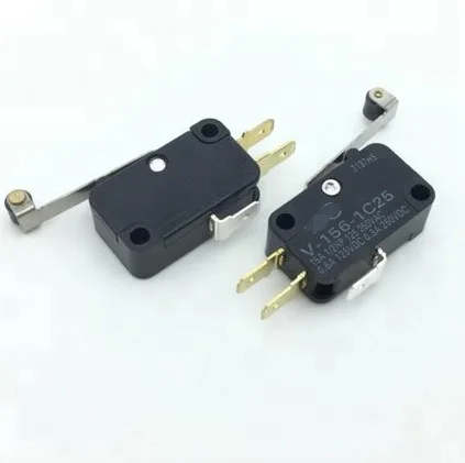 V-156-1C25 с длинным-колесо микро-переключатель с внутренним точка затвердевания серебра