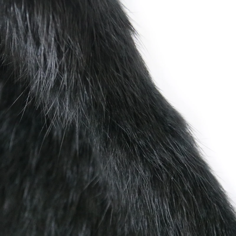 Wholesale hand knit real rabbit fur coat with hood fur style handmade rabbit fur jackets