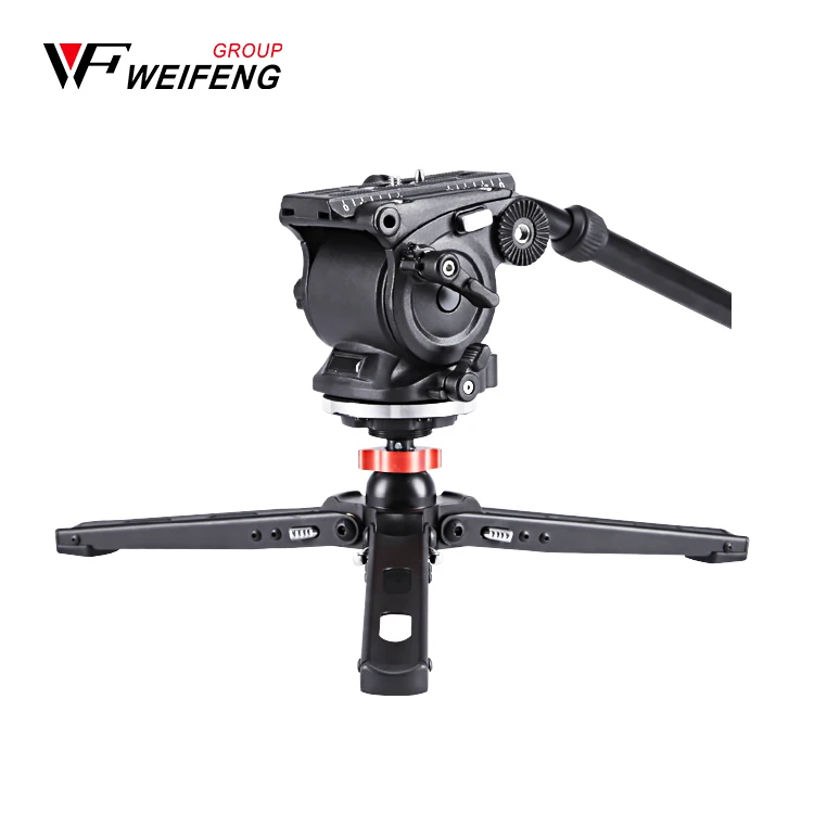 Tripo factory Weifeng WF-500S professional high quality  Aluminum Alloy  Monopod  with Fluid Damping Head