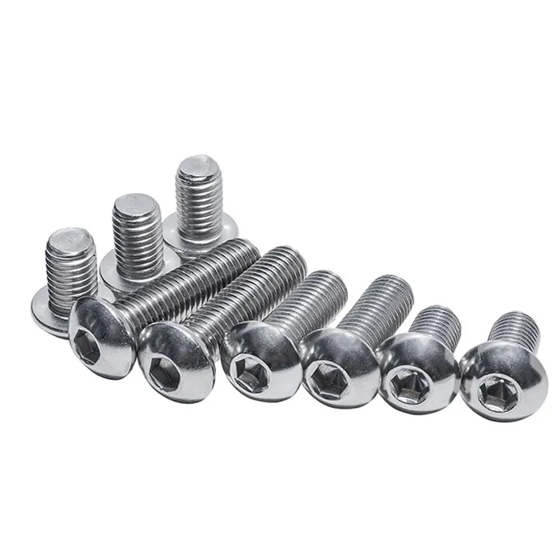 Stainless Steel SS304 hex socket button head screw ISO7380