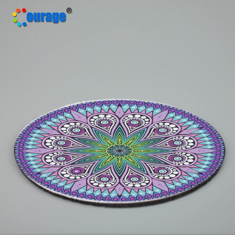 Wholesale price rubber coasters round coaster for sublimation printing
